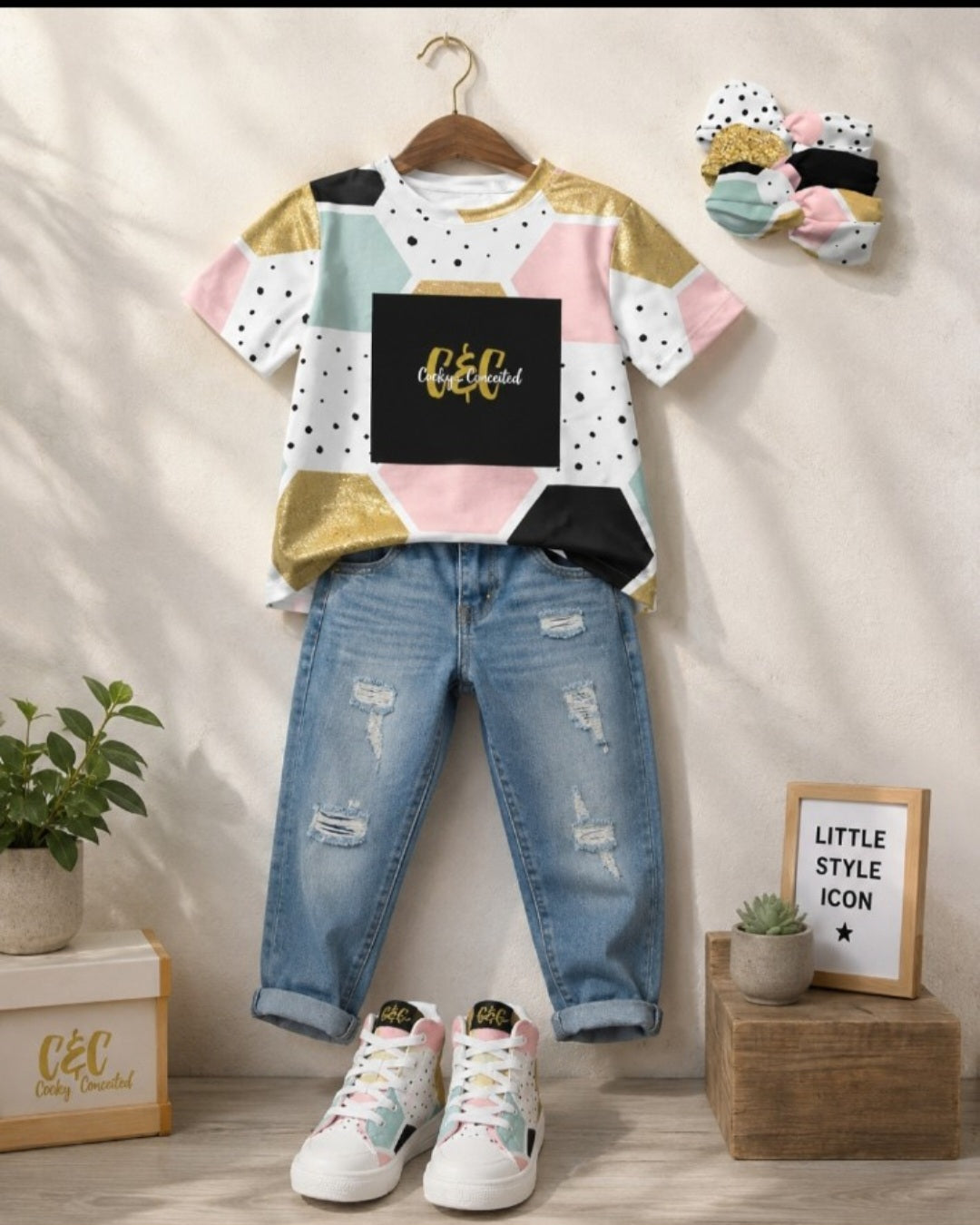 C&C Kids Tee Pattern Design for Creative Young Designers