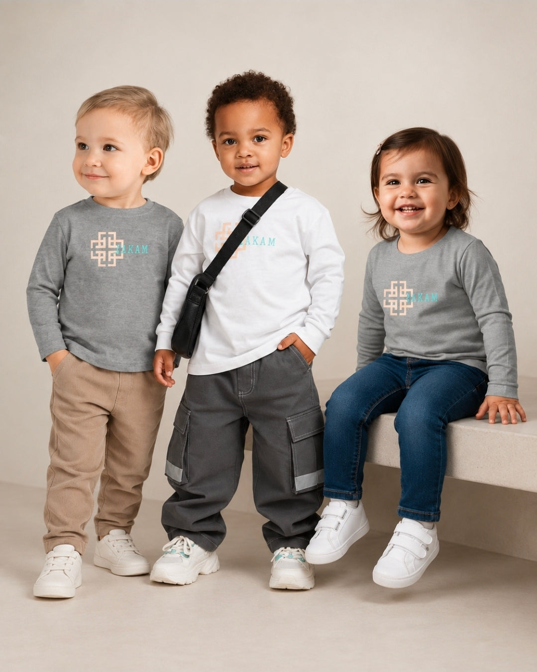 IAKAM Kids Long Sleeve Tee – Art With Love in Music Toddler Shir
