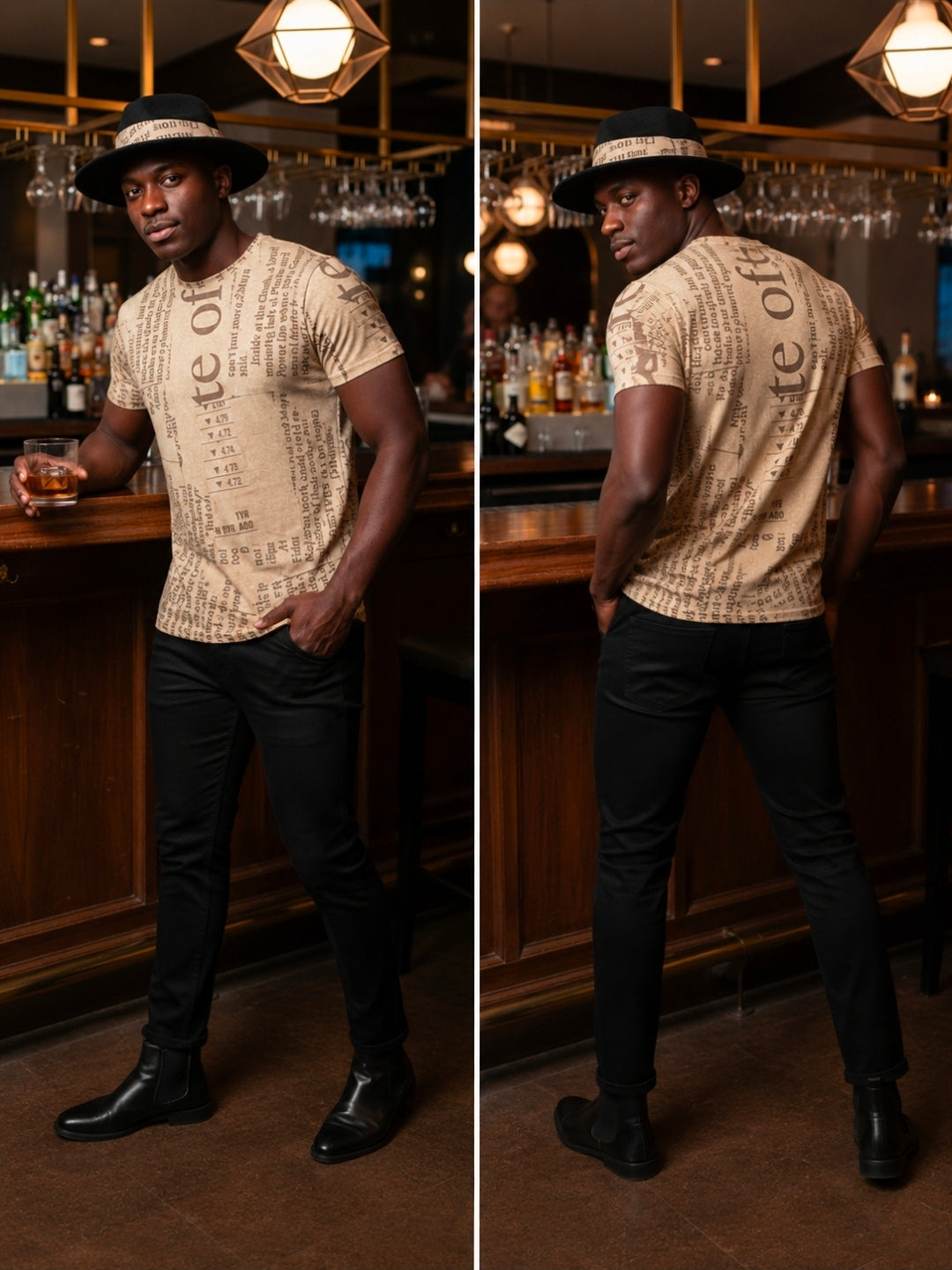 Vintage Style  Men's Tee