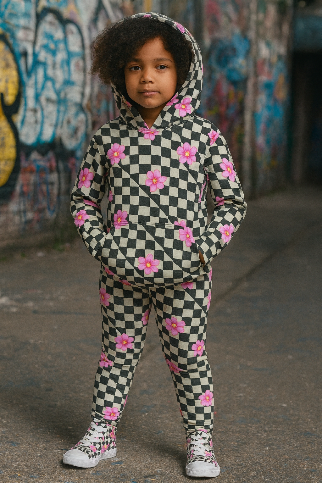 Racers Kids Hightop Canvas Shoe