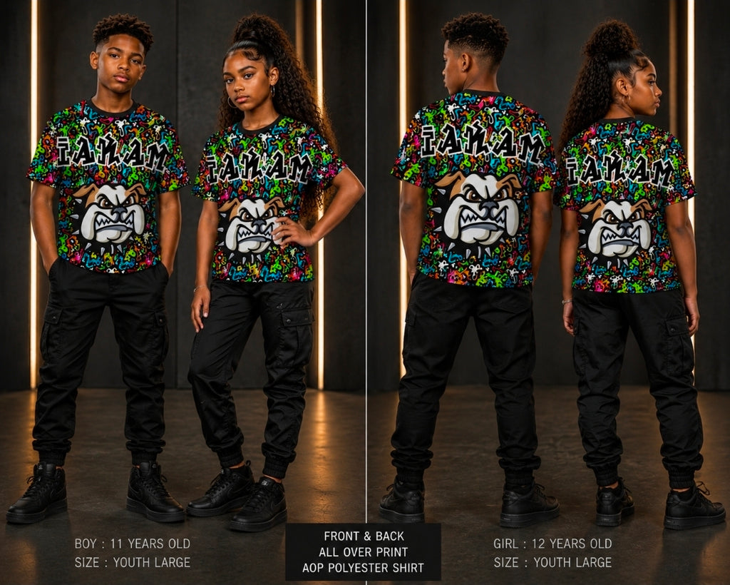 IAKAM DOG Kids T-Shirt - Adorable and Cozy Apparel for Young Dog Lovers