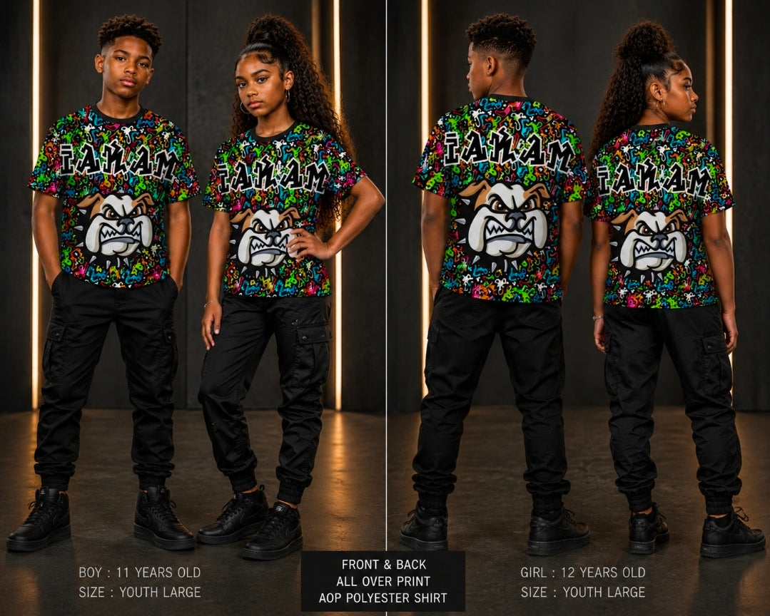 IAKAM DOG Kids T-Shirt - Adorable and Cozy Apparel for Young Dog Lovers