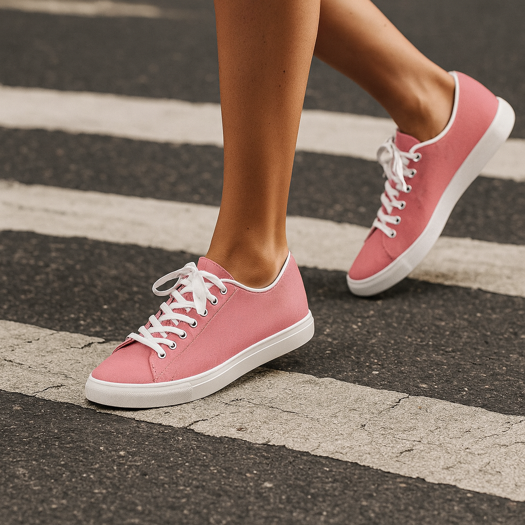 FUSION Women's Faux-Leather Sneaker - IAKAM