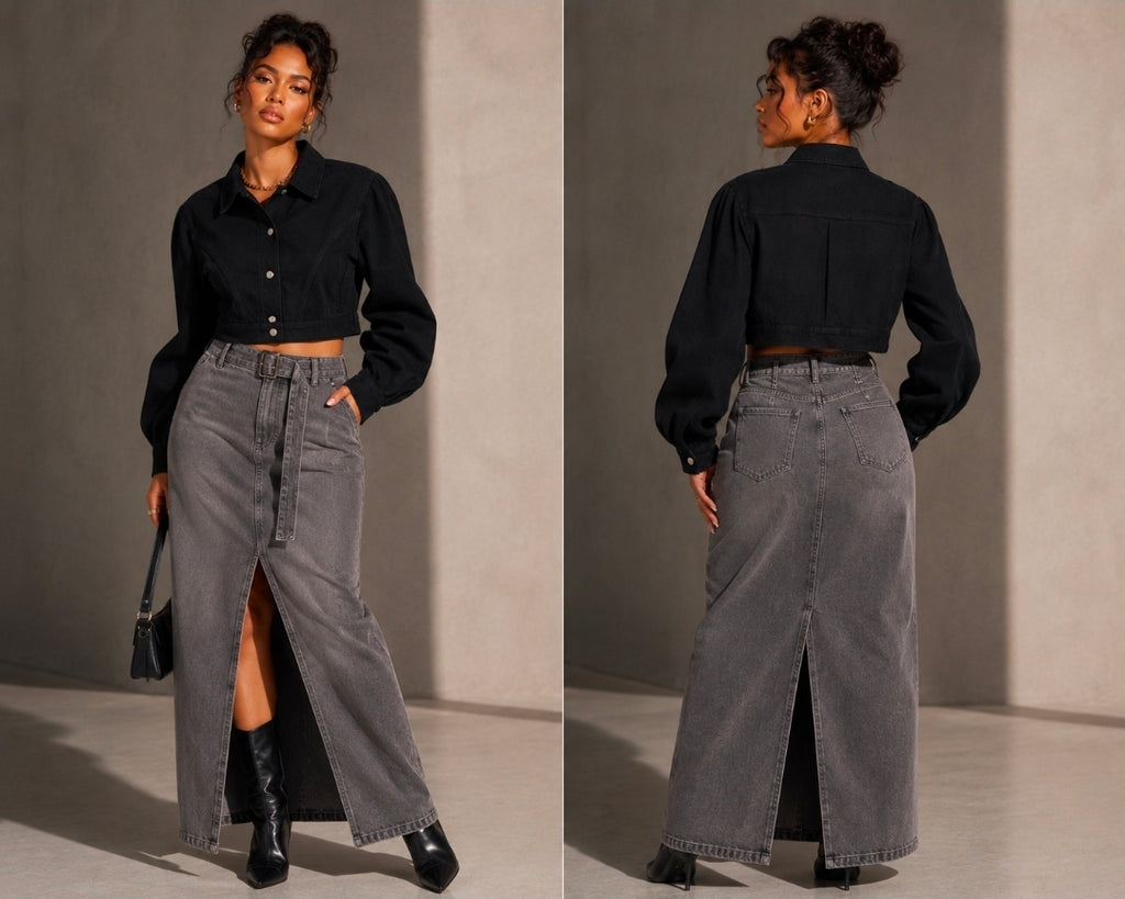Women’s Crop Denim Jacket