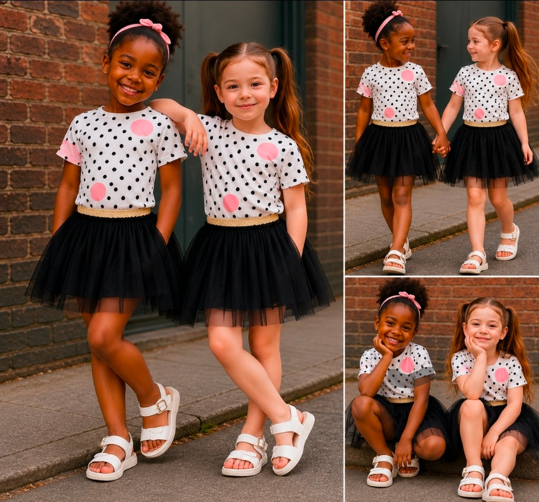 Girl's Flowy Tulle Skirt