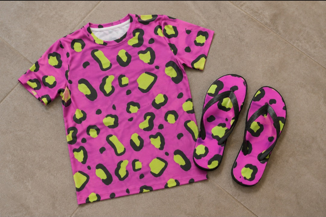 Bedrock Kids Heart Flip Flops