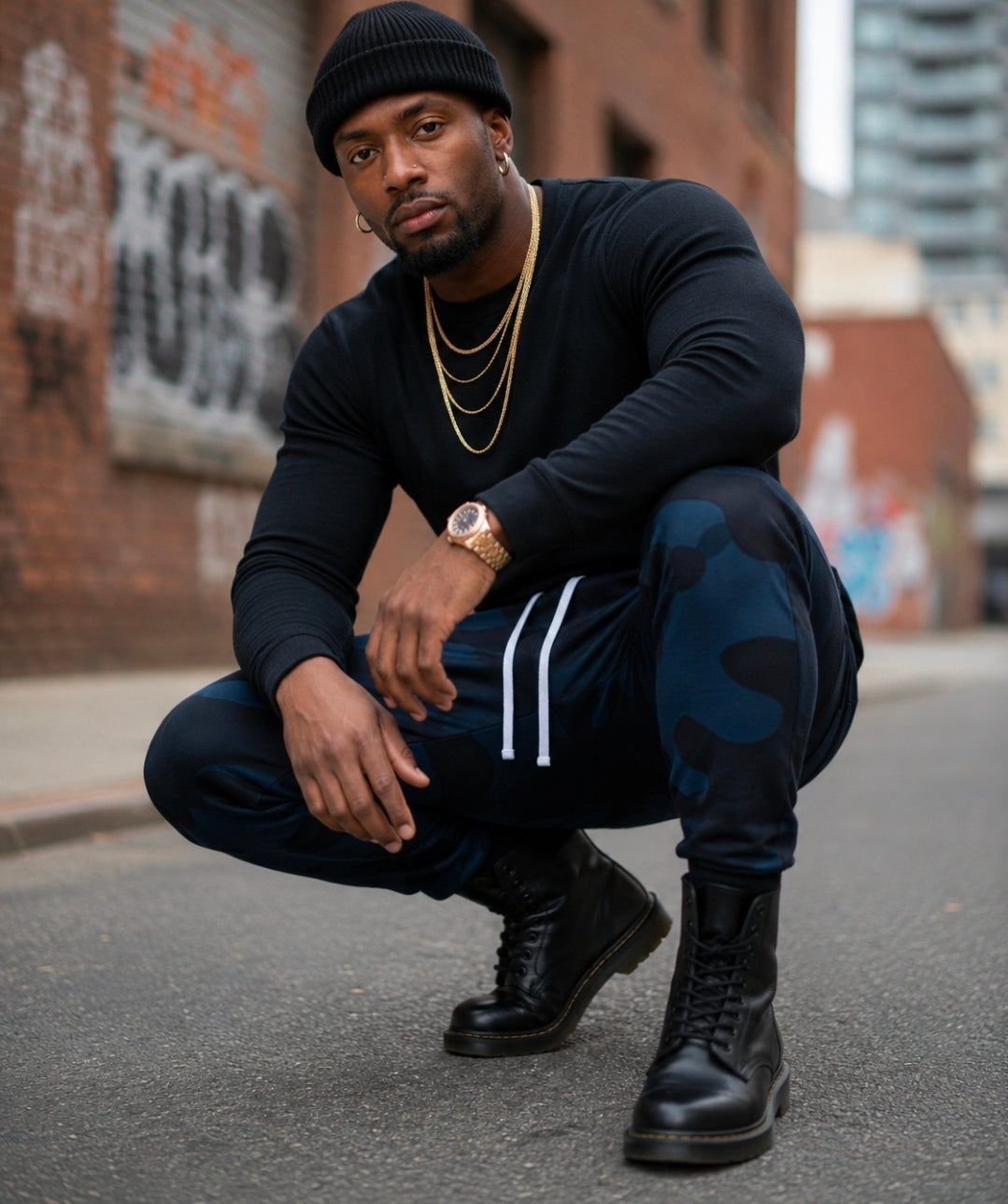 Athletic Blue Camo Joggers for Ultimate Comfort and Performance