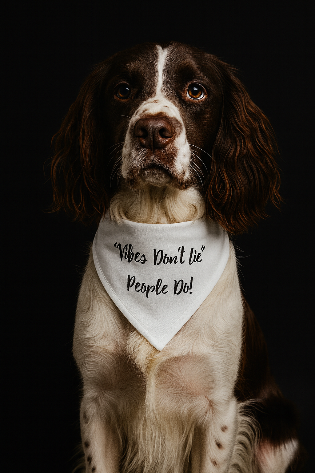 Vibes Don't Lie Pet Bandana
