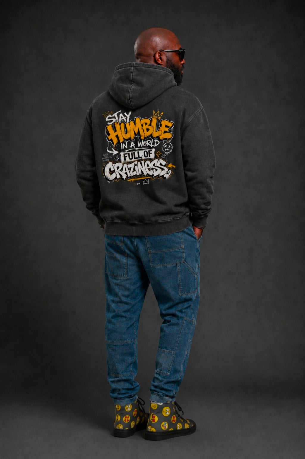 FUSE982 Snow-Washed Loose Cotton Hoodie
