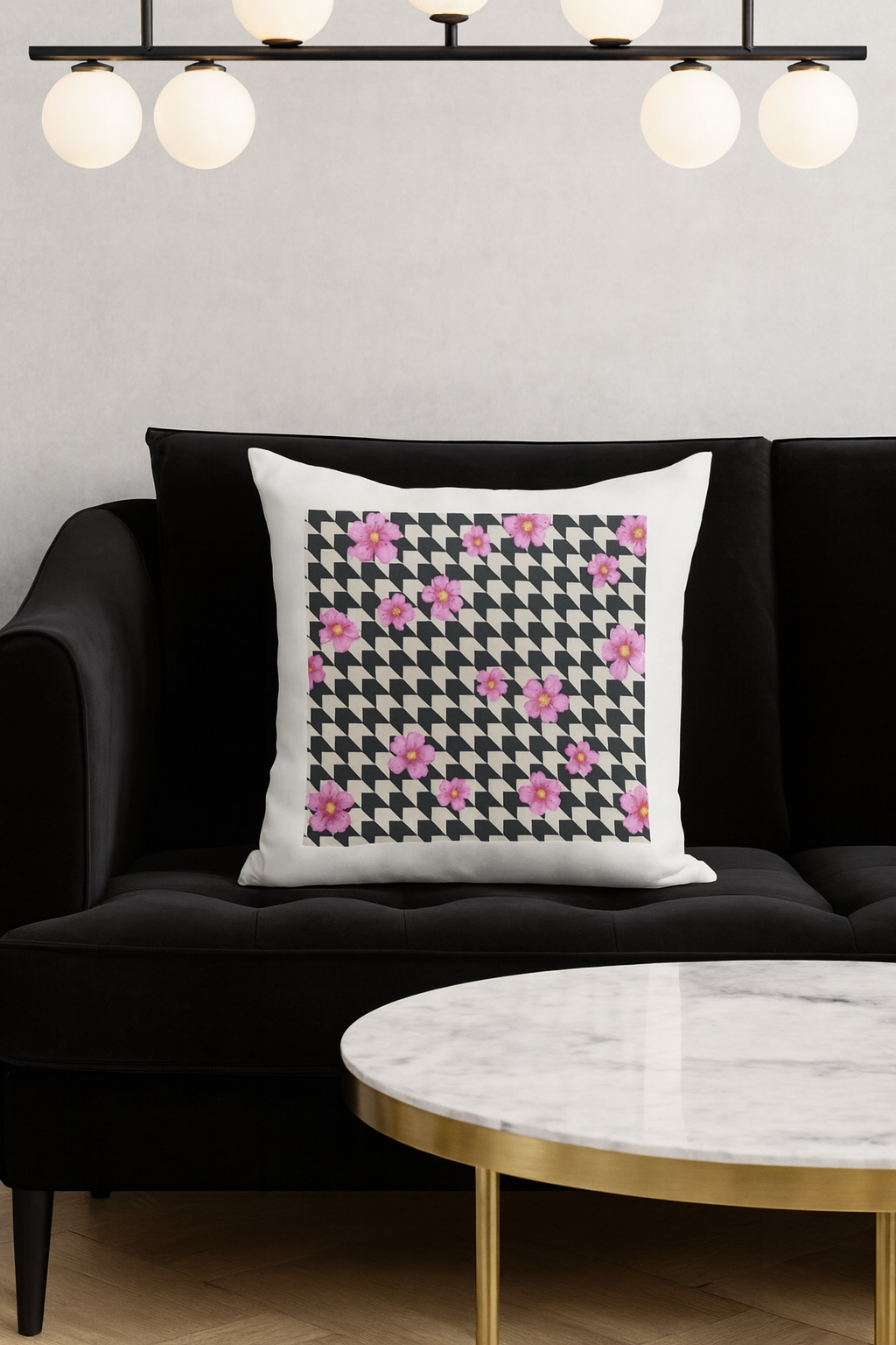 FLOWER PAT Throw Pillows - IAKAM