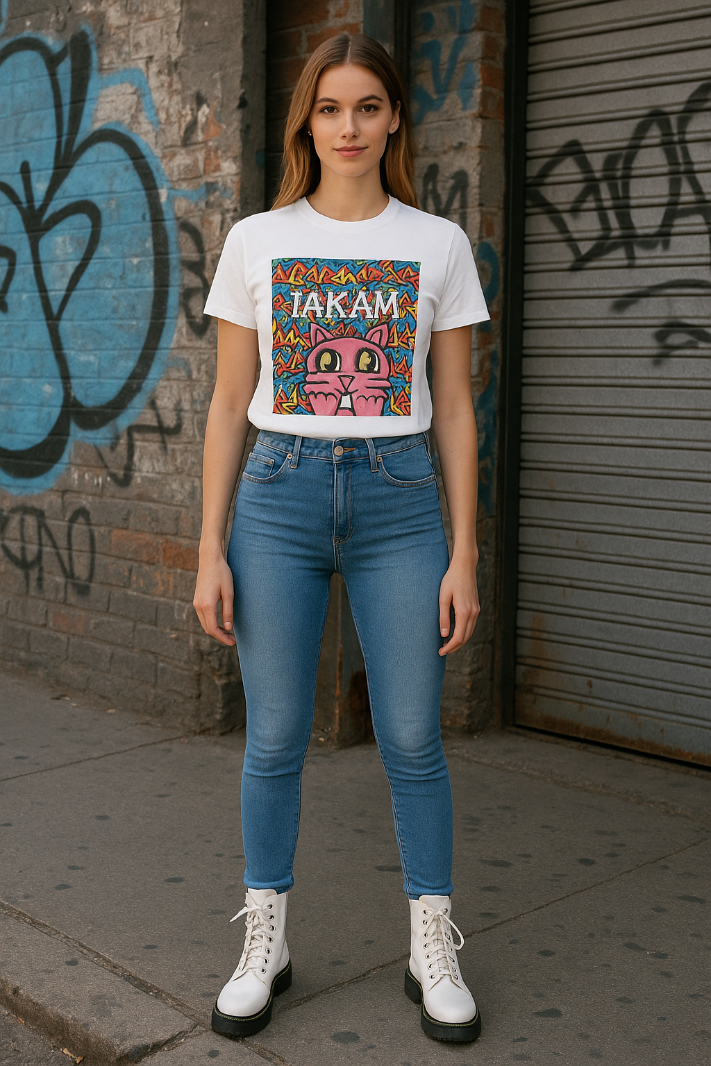 IAKAM Kat Classic Adult T-Shirt Printed