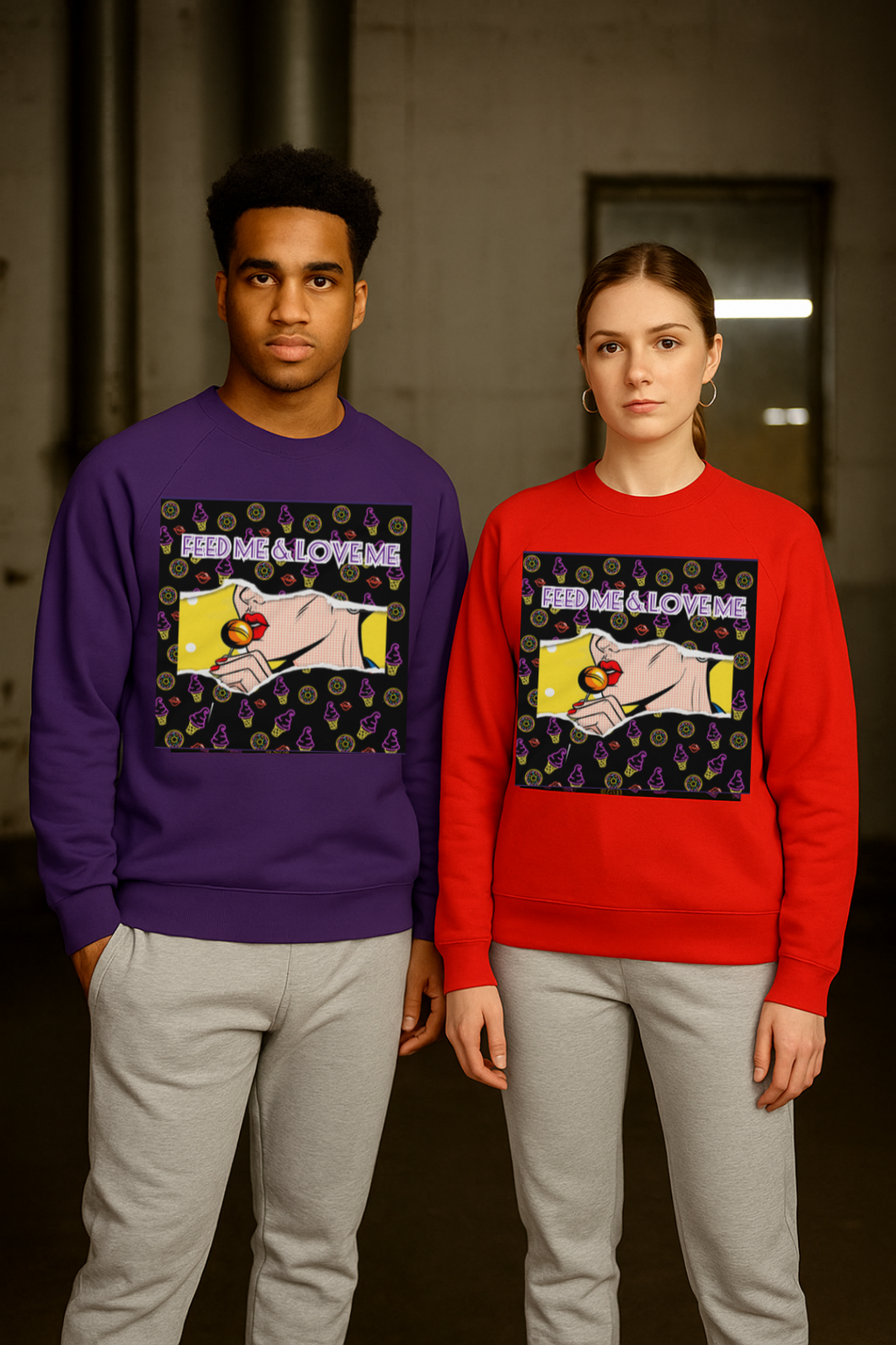 Feed Me Love Me Classic Adult Sweatshirt