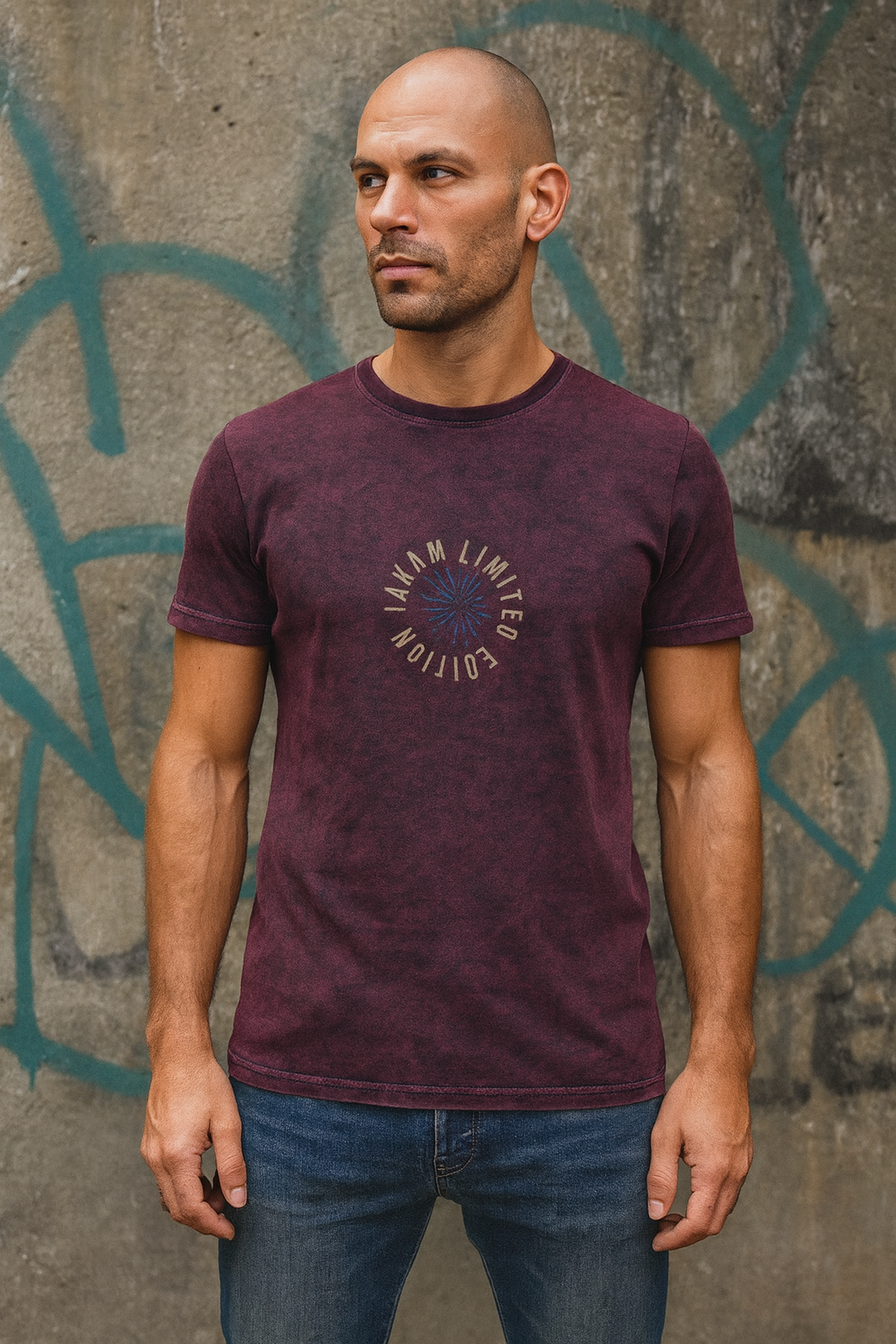 IAKAM Limited Edition Acid Washed T-Shirt