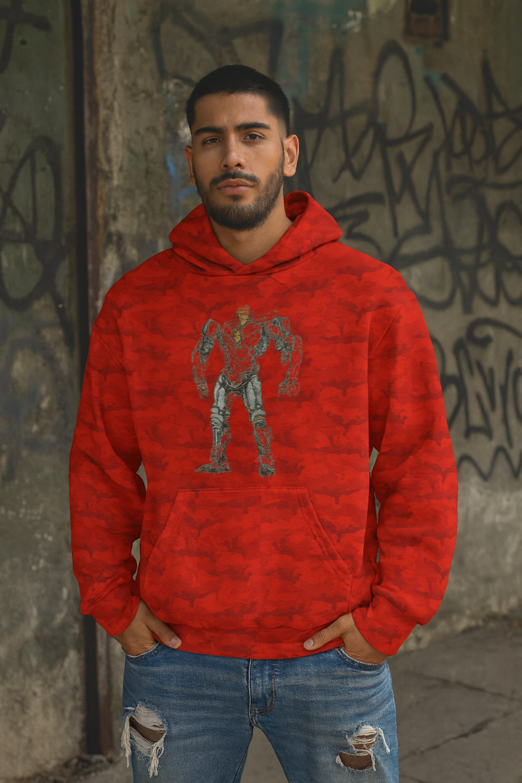 Rimitron Camouflage Adult Hoodie