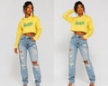 Yella Day Women's Cropped Hoodie - Stylish Comfort for Every Casual Occasion