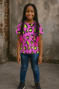 Bedrock Pink Kids Tee - IAKAM
