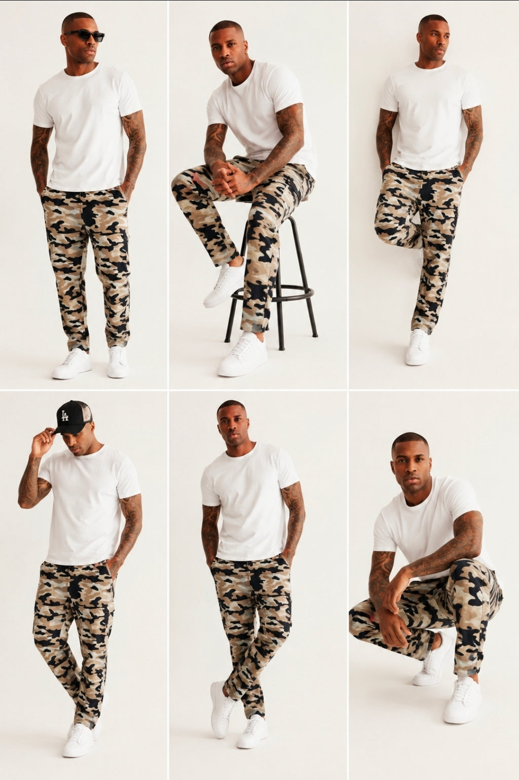 Desert Camouflage Joggers for Men's Stylish Outdoor Comfort