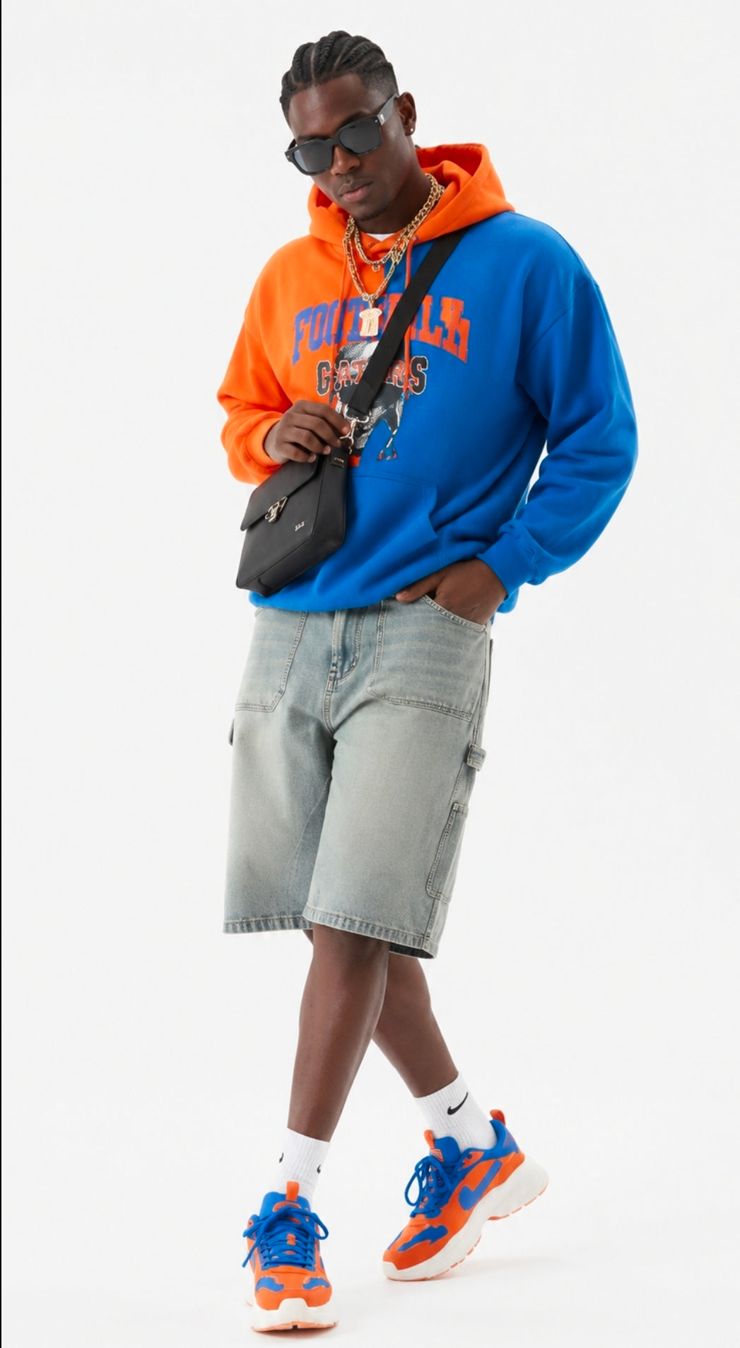Men's Vintage Wash Denim Shorts