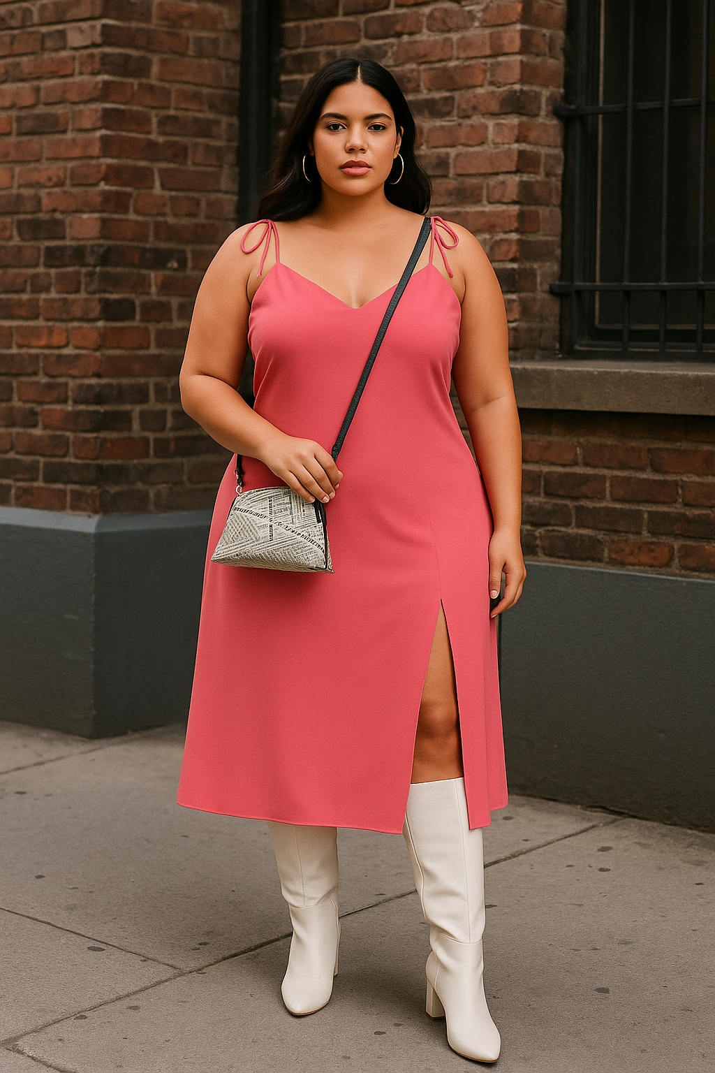 Fusion Women's Strap Split Dress - IAKAM