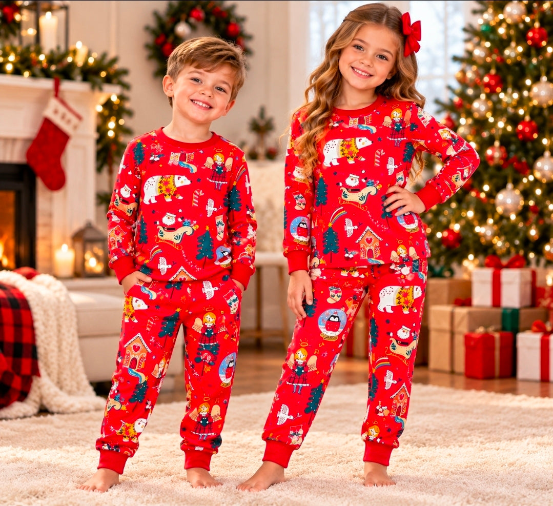 Children's Christmas Pajama Set Unisex