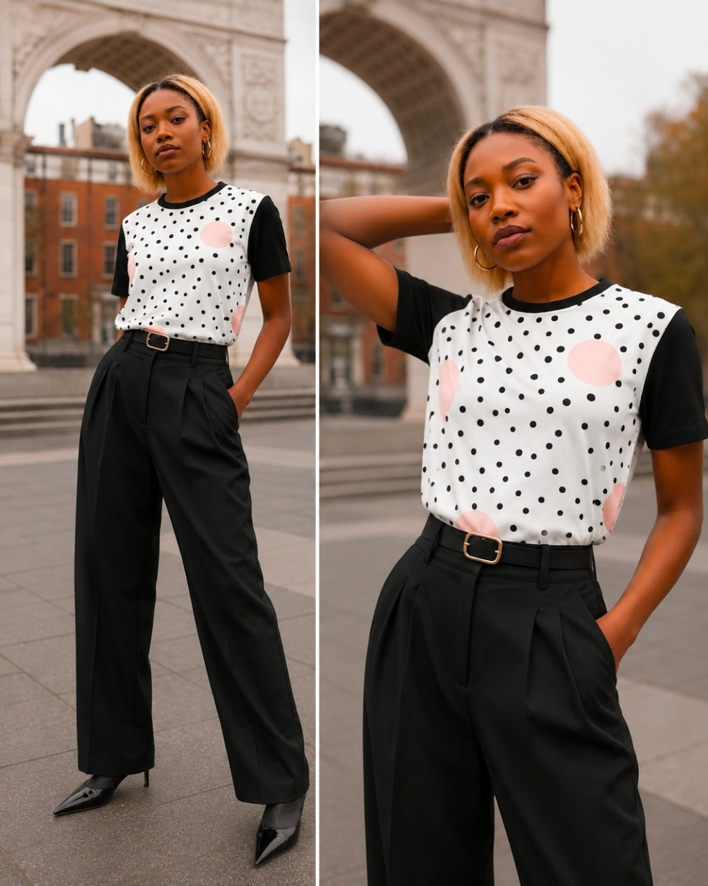 PRETTY Classic Panel T-Shirt for Effortless Style and Comfort