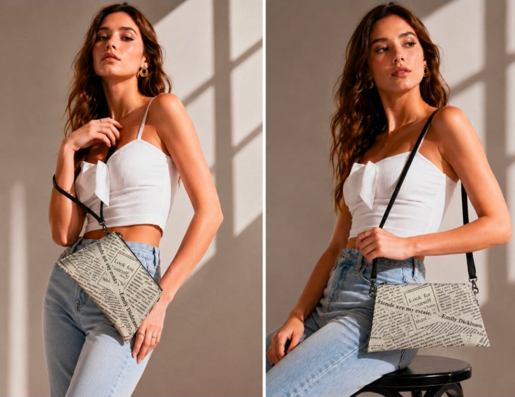 IAKAM Crossbody Wristlet Bag - Stylish and Versatile Handbag for Everyday Use