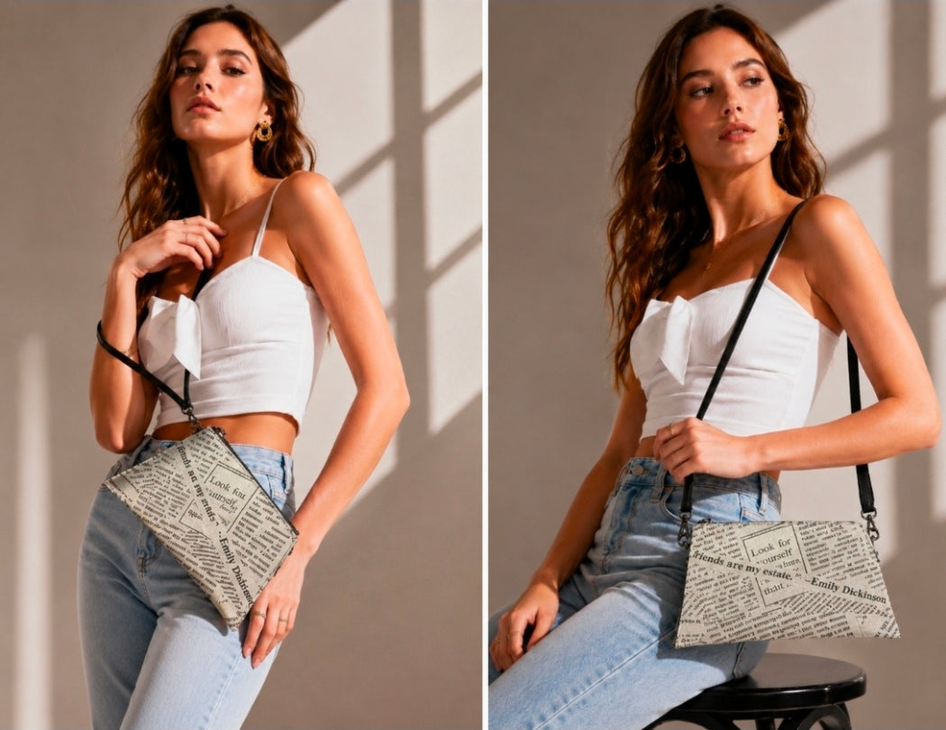 IAKAM Crossbody Wristlet Bag - Stylish and Versatile Handbag for Everyday Use