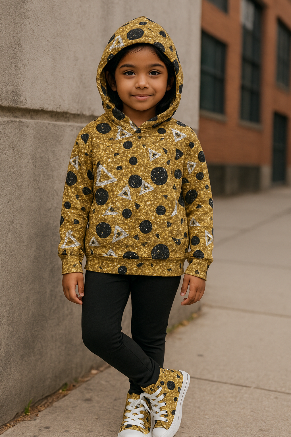 Realm Kids Hightop Canvas Shoe