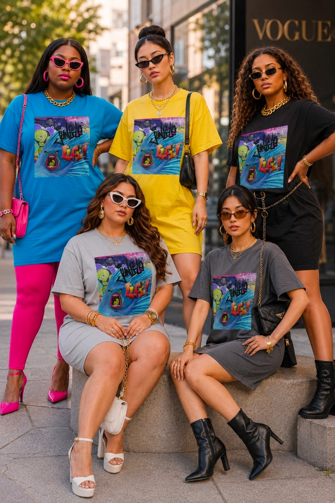 Jungle T-Shirt Dress for Women - Trendy Casual Fashion