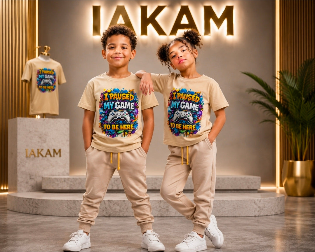 Children's Casual Drawstring Joggers