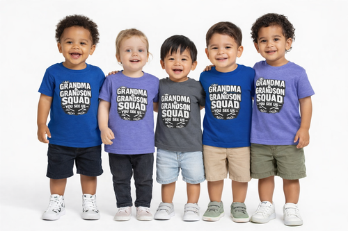 Grandma and Grandson Squad Toddler T-Shirt product image