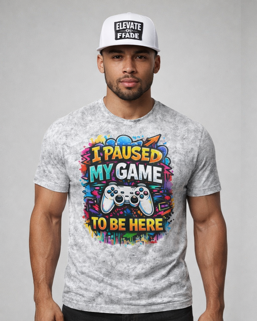 I paused my game Acid Washed T-Shirt