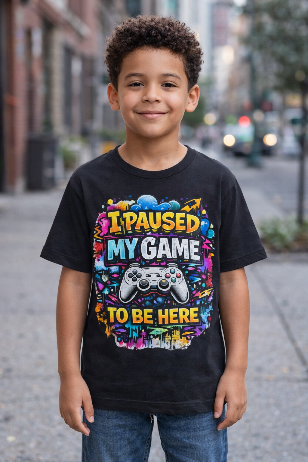 I paused my game Classic Kids T-Shirt