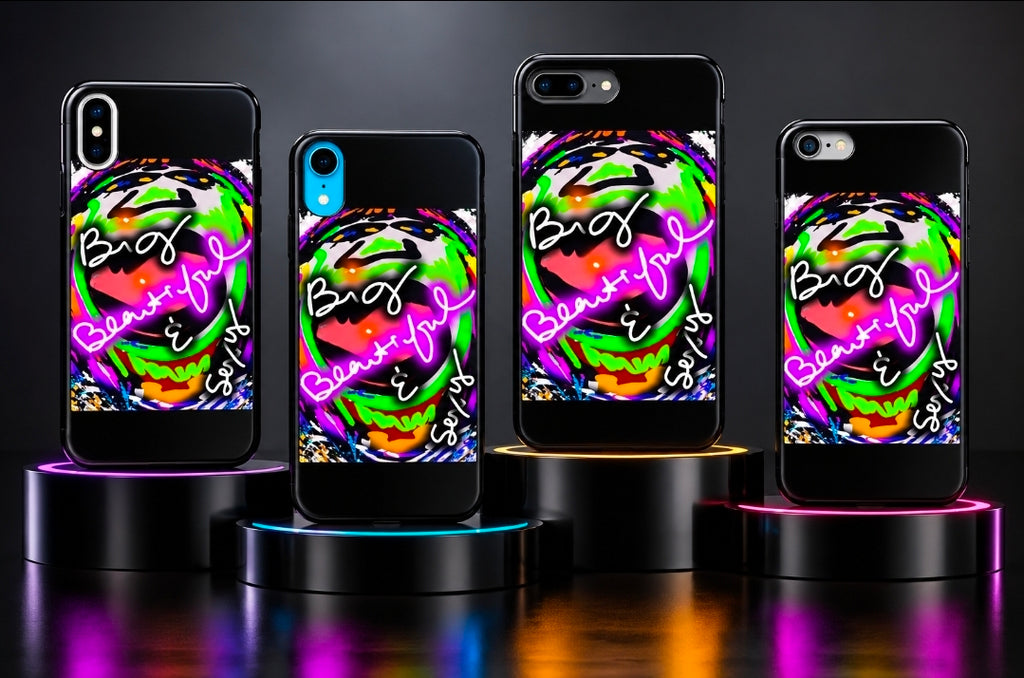 Bbs Back Printed Black Hard Phone Case - Durable Protection with Stylish Design