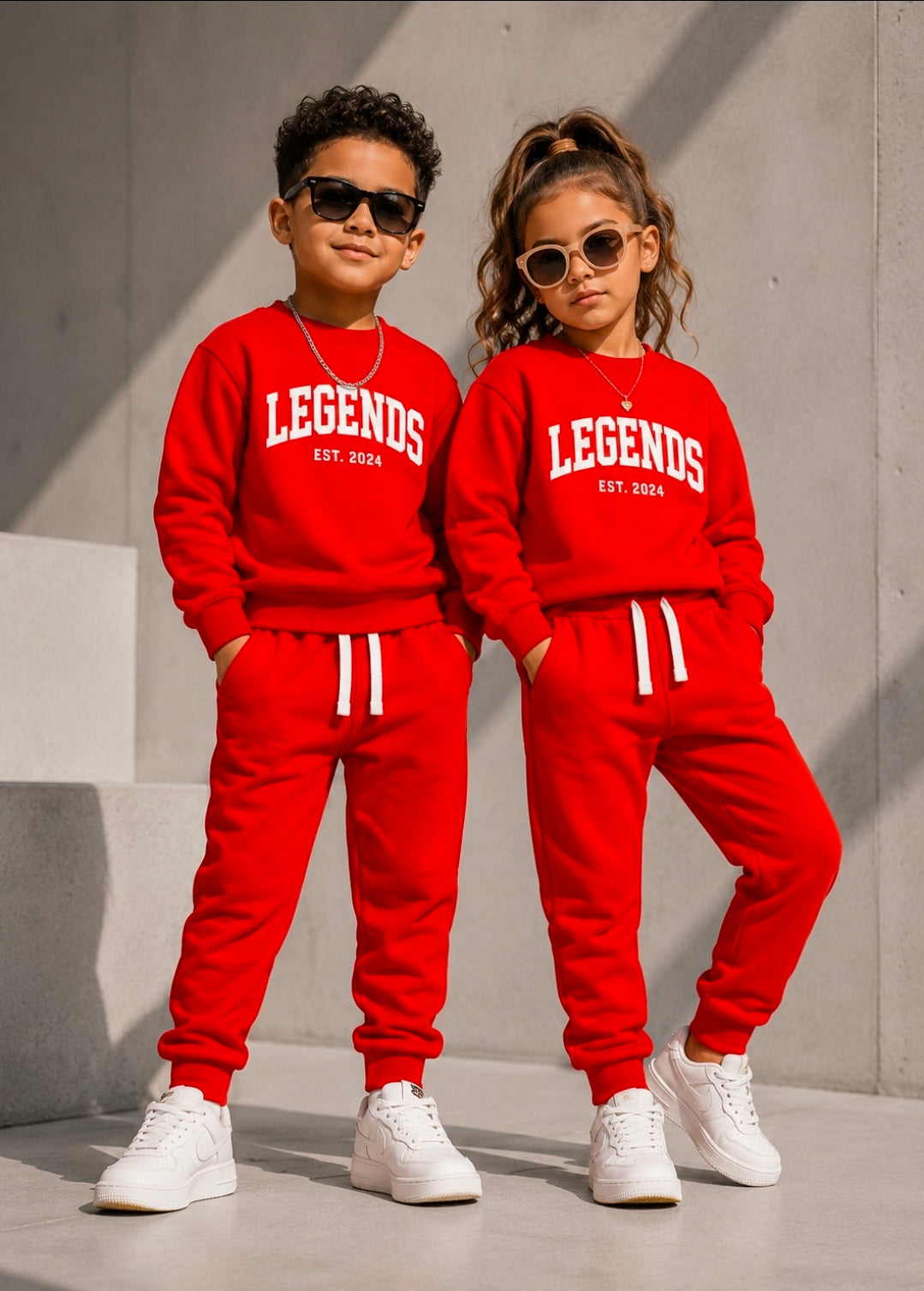 Children's Casual Drawstring Joggers