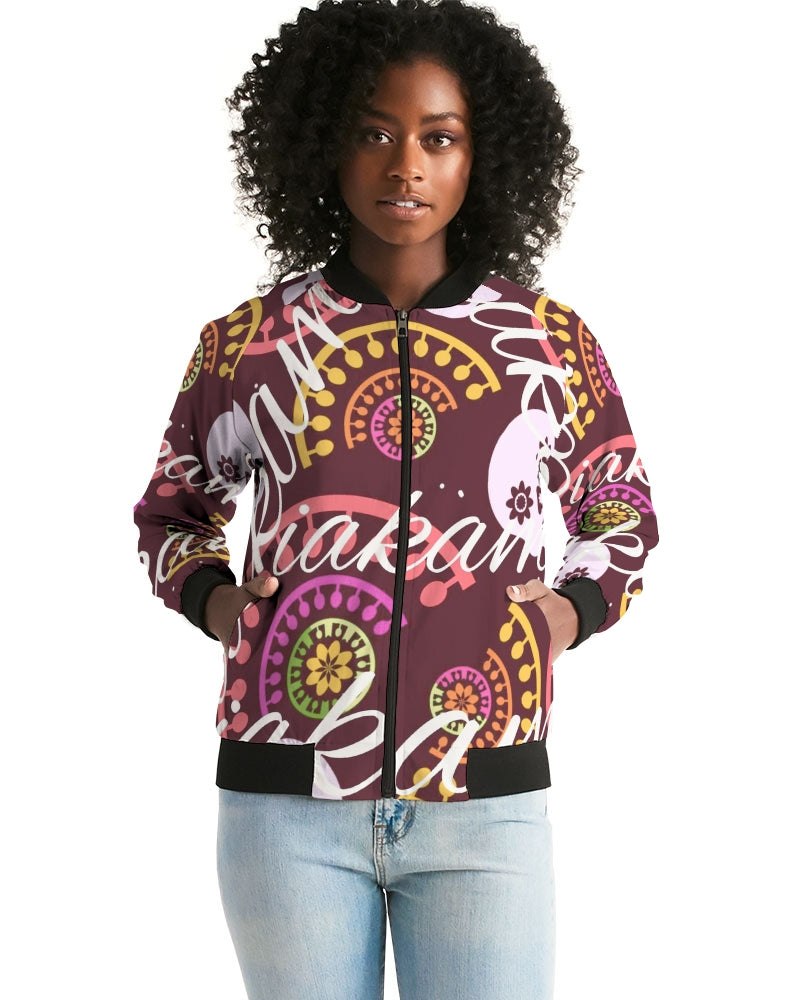 Crazy Skull 1 Women's Bomber Jacket - IAKAM