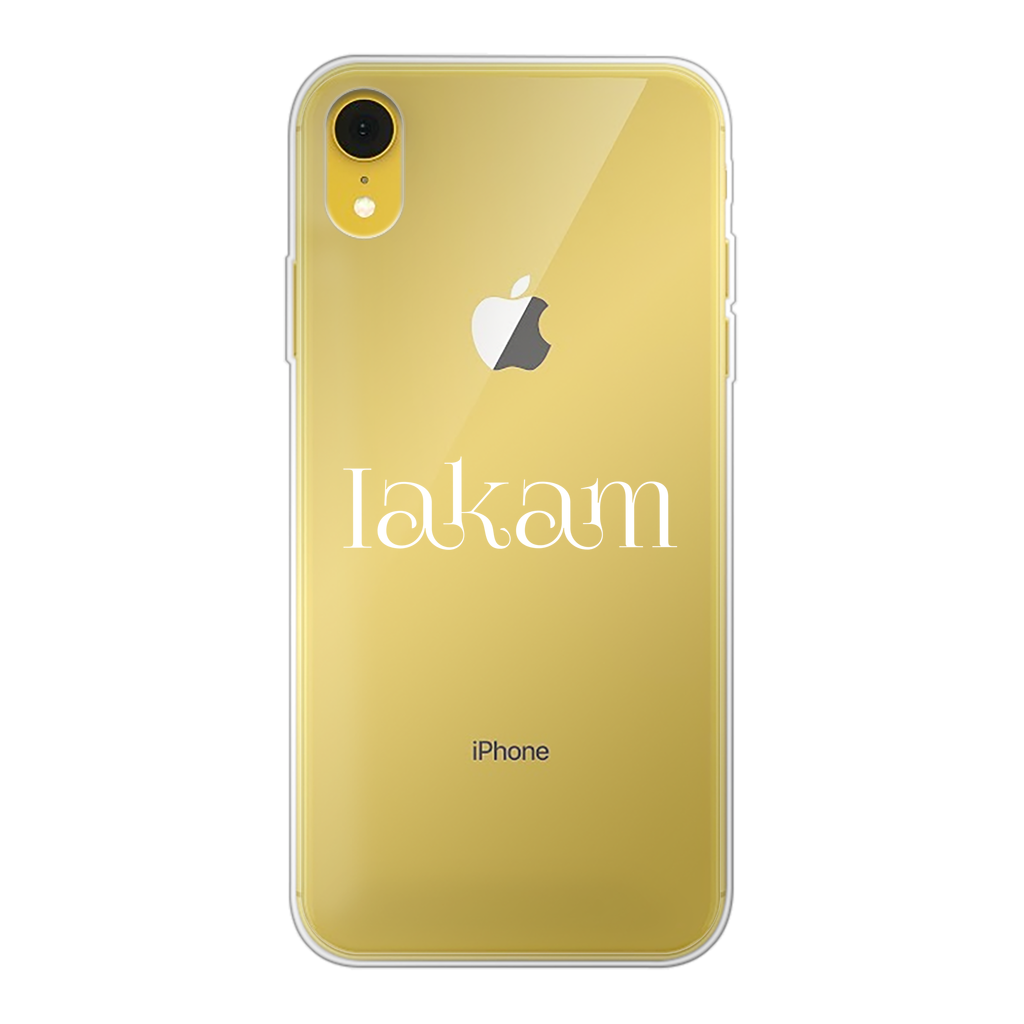 Iakam collec Back Printed Transparent Soft Phone Case - IAKAM