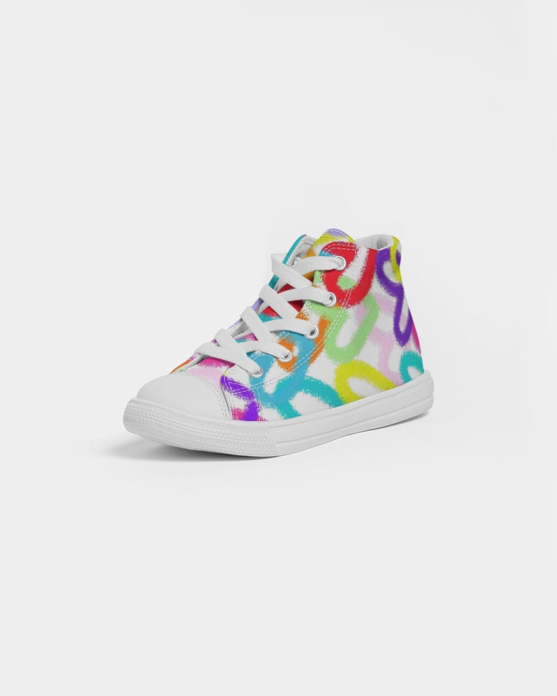 Heartful Kids Hightop Canvas Shoe - IAKAM
