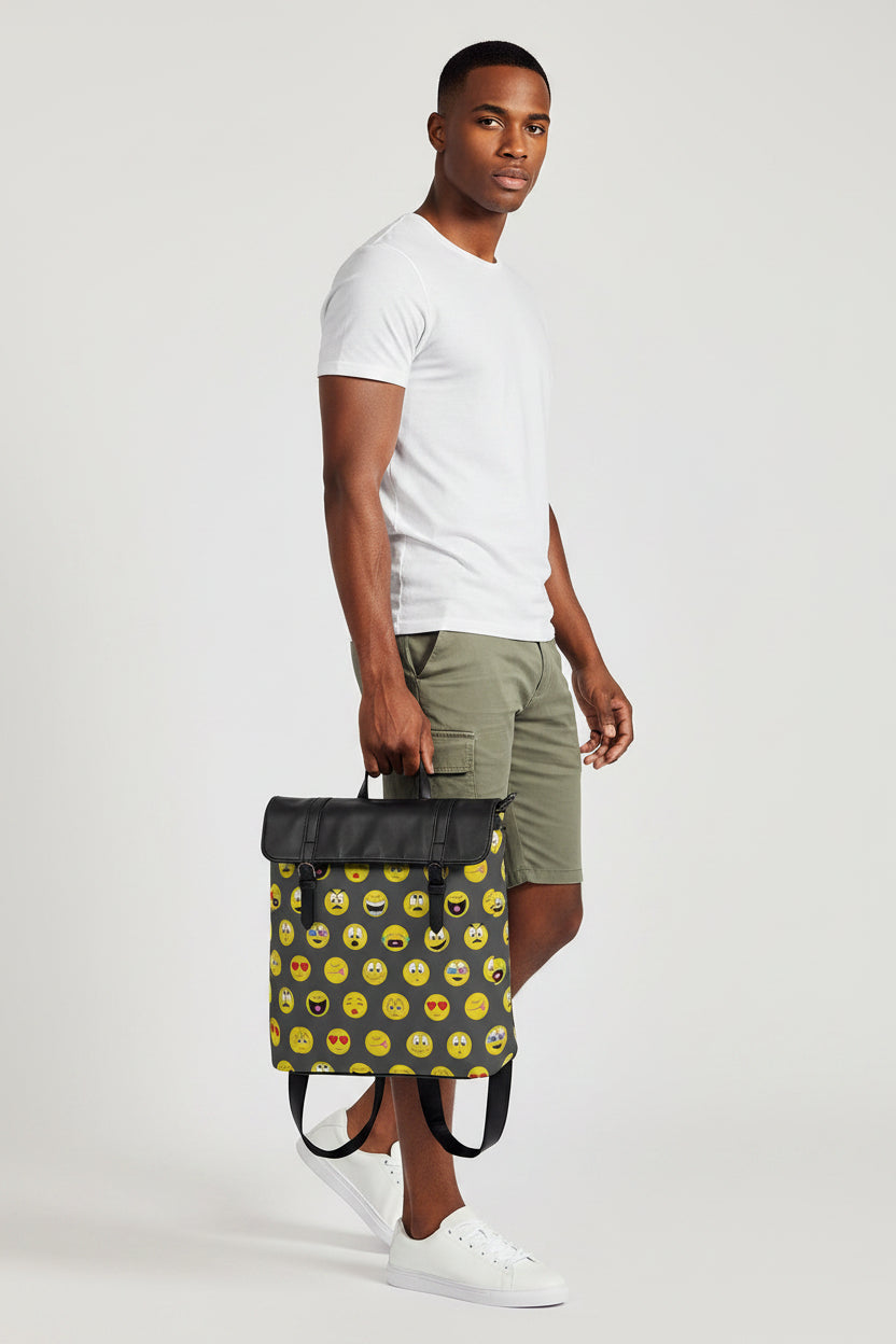 Emjoi Casual Flap Backpack - IAKAM