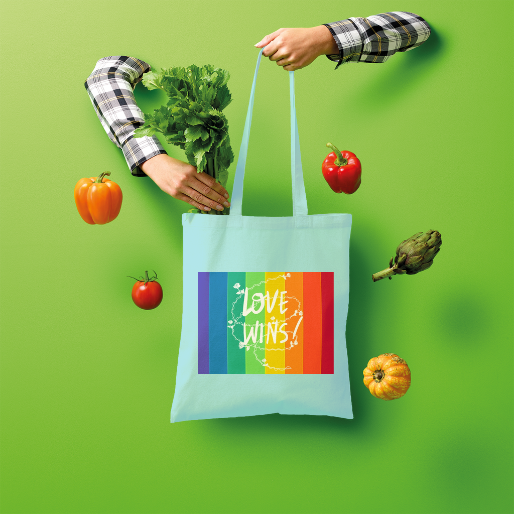 Love Wins Shopper Tote Bag - IAKAM