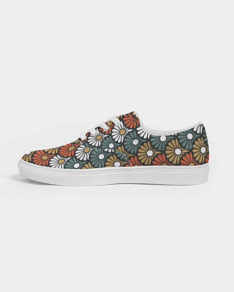 Japan Daisy Women's Lace Up Canvas Shoe - IAKAM