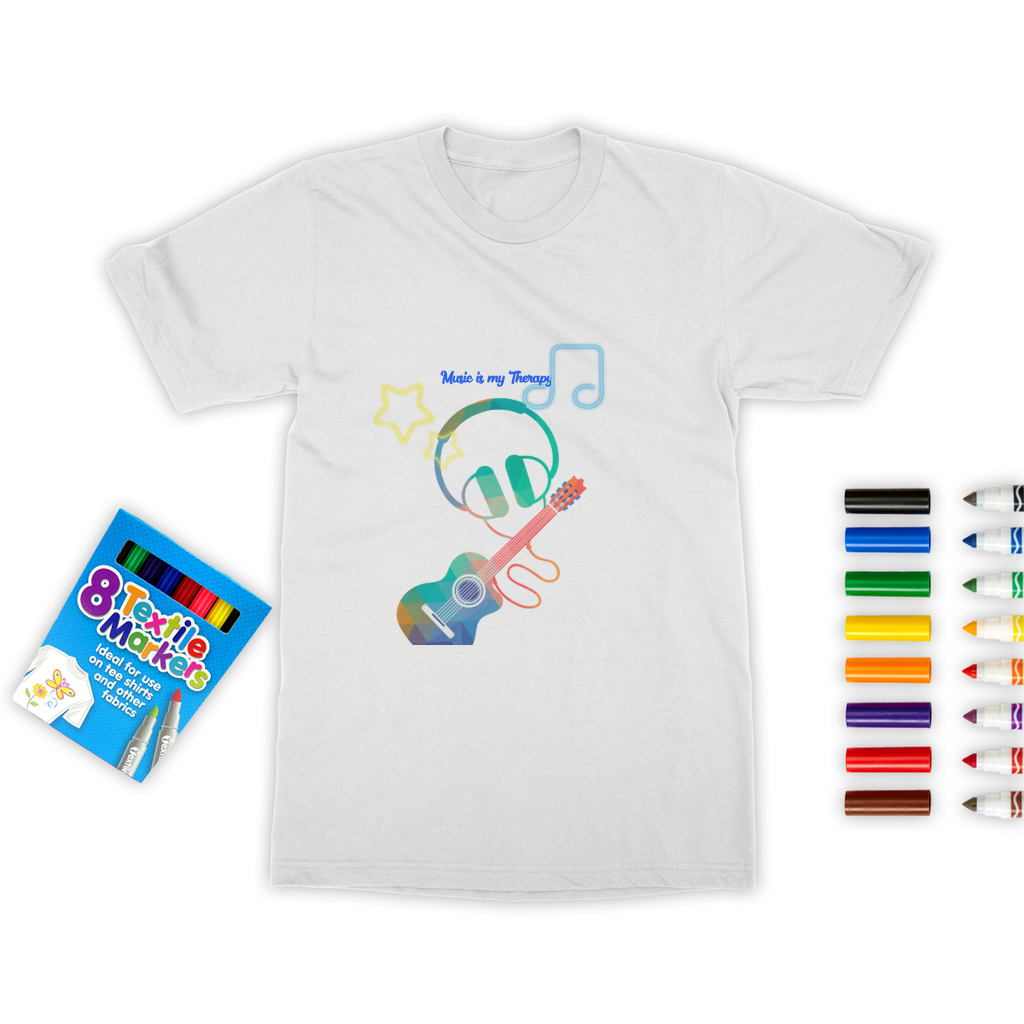 Music Colouring T-Shirt - IAKAM