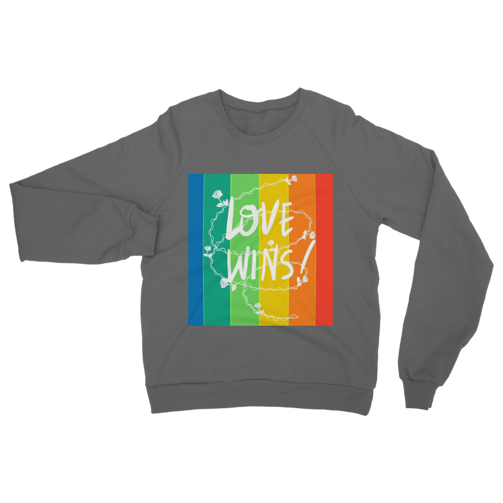Love Wins Classic Adult Sweatshirt - IAKAM