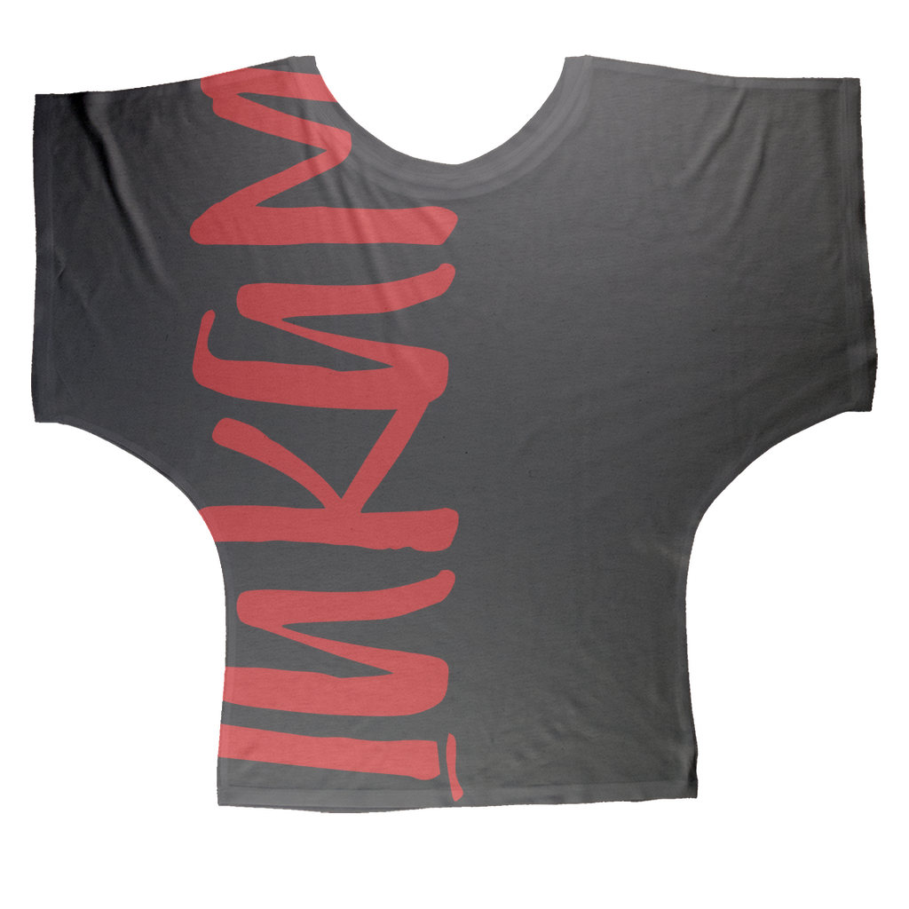 IAKAM RED Batwing Top - IAKAM