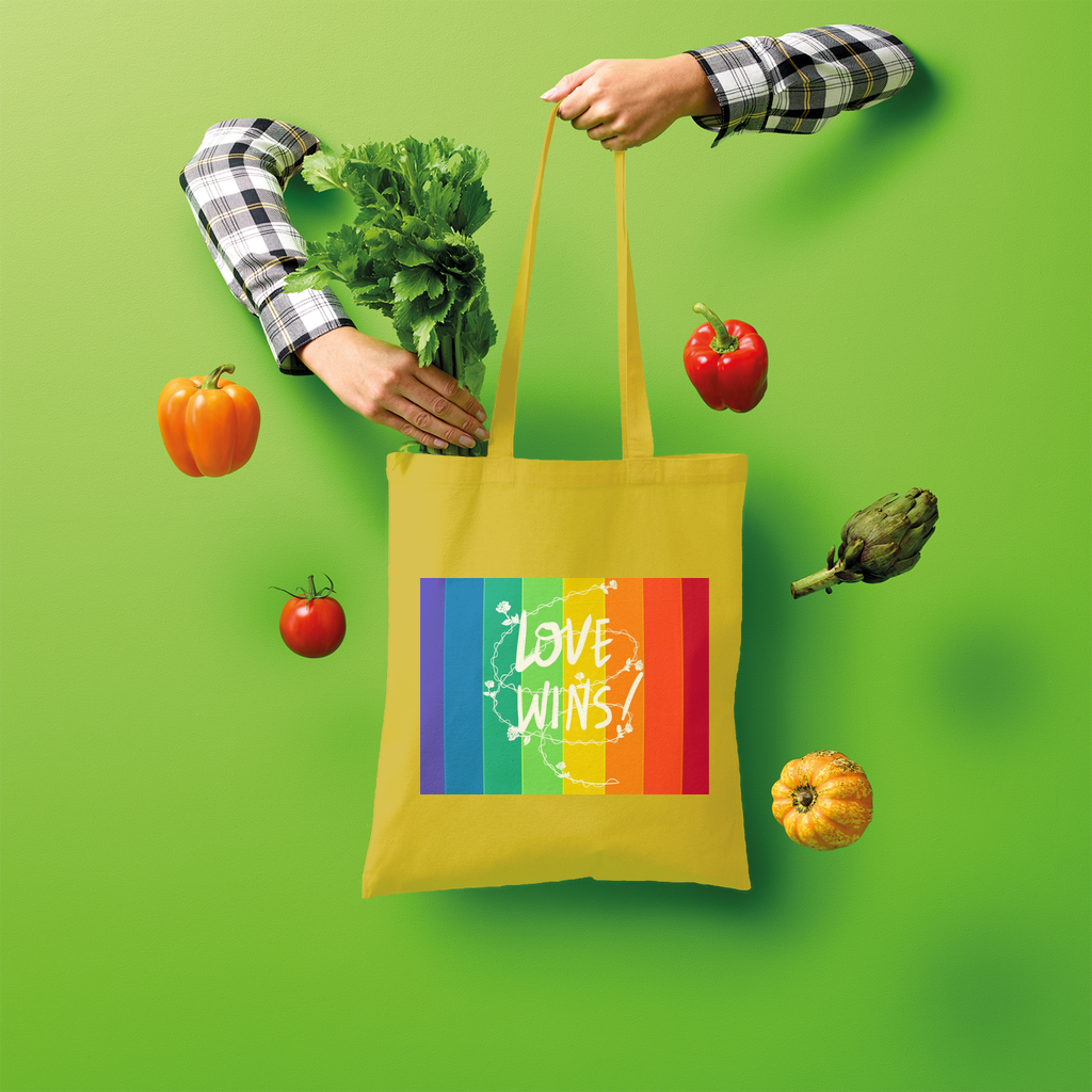 Love Wins Shopper Tote Bag - IAKAM