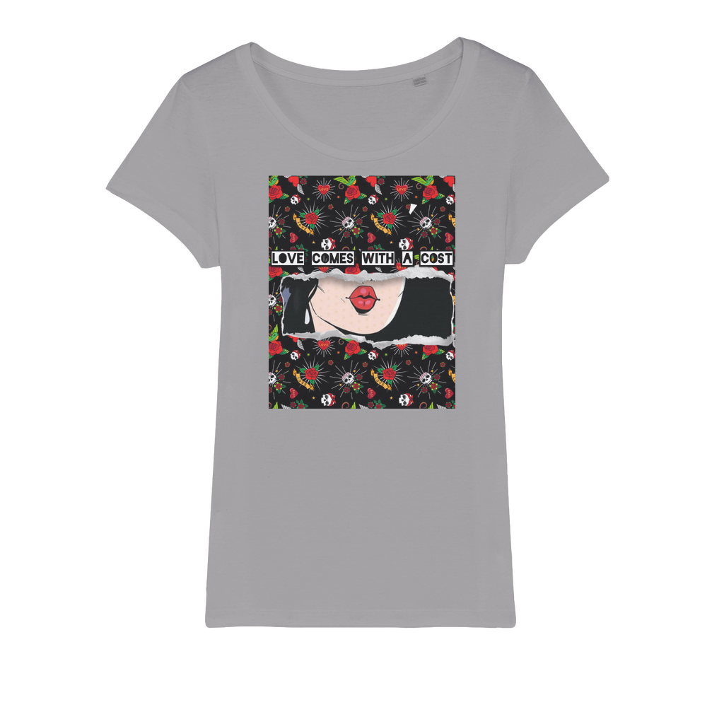 Love Cost Organic Jersey Womens T-Shirt - IAKAM
