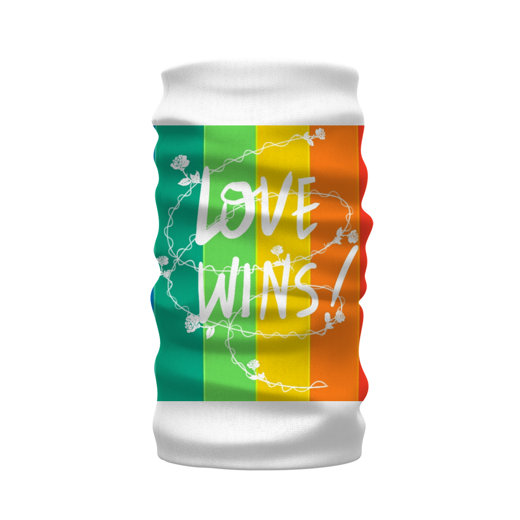 Love Wins Sublimation Neck Warmer Morf Scarf - IAKAM