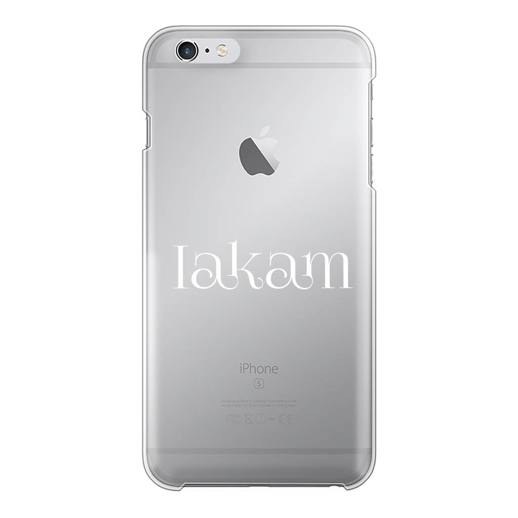 Iakam collec Back Printed Transparent Hard Phone Case - IAKAM