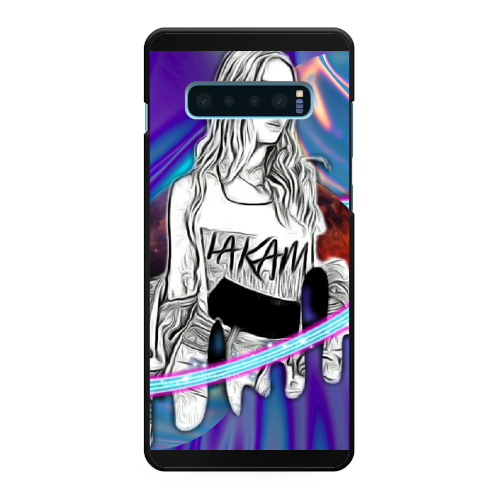 Outerspace3 Back Printed Black Hard Phone Case - IAKAM
