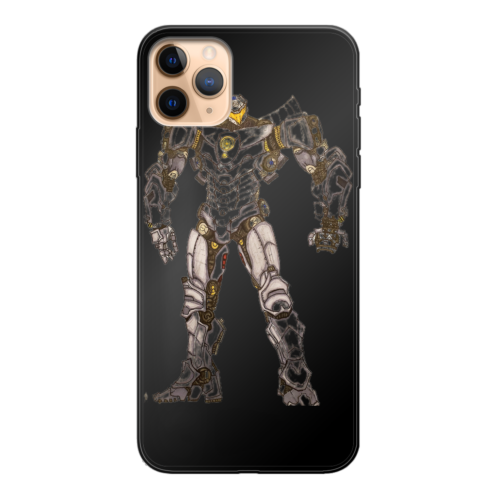 Rimitron Back Printed Black Soft Phone Case - IAKAM